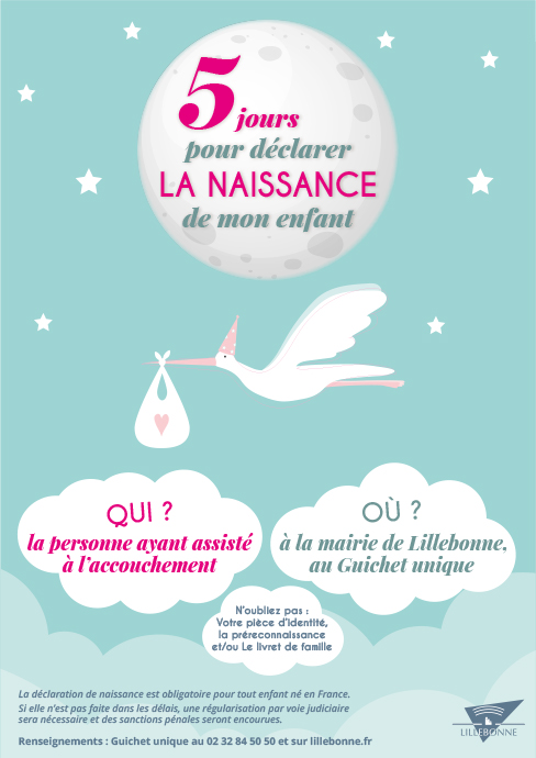 5 jours pour déclarer la naissance de mon enfant - 10 février 2020
