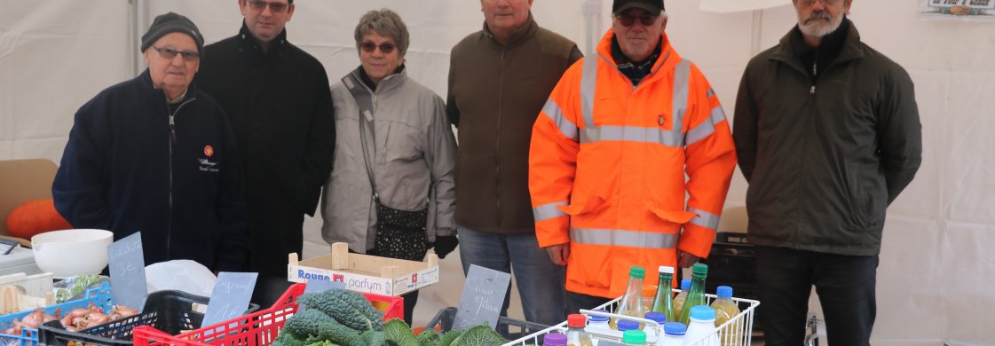 Vente de légumes au profit du téléthon