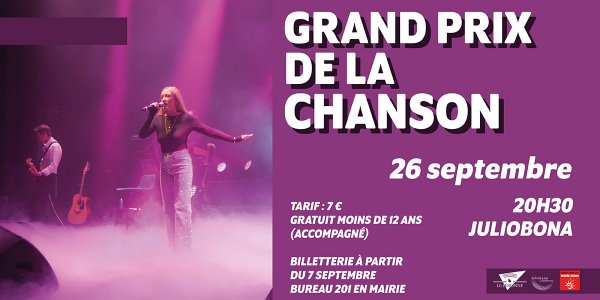 Grand Prix de la chanson 2026