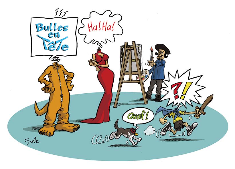 La création d’une bande dessinée en direct live !
